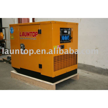 9.5kW monofásico gêmeo cilindro silencioso gasolina gerador